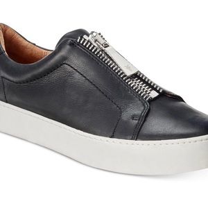 Frye Leather Lena Zip Sneakers, NWOB